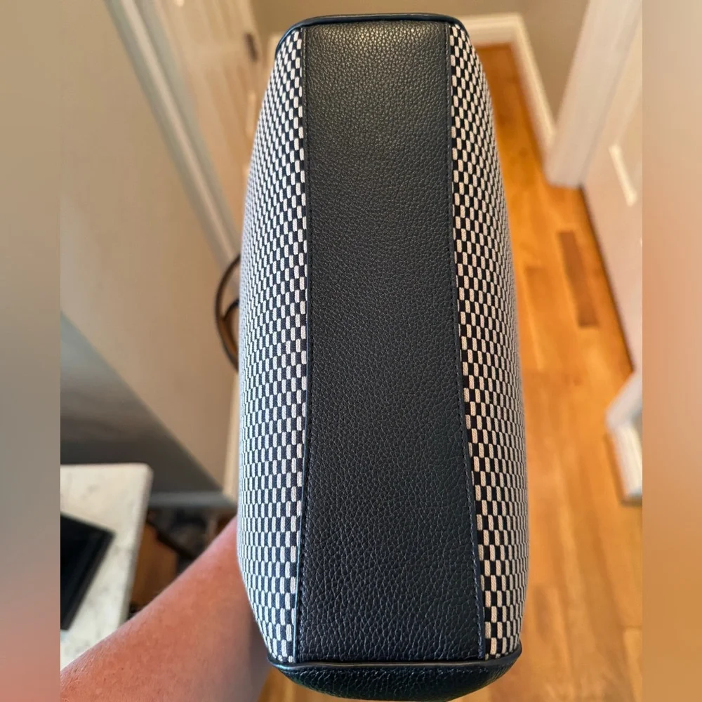 Coach - 2018 Legacy Jacquard Prairie Satchel w/Crossbody Strap EUC - Picture 7 of 9